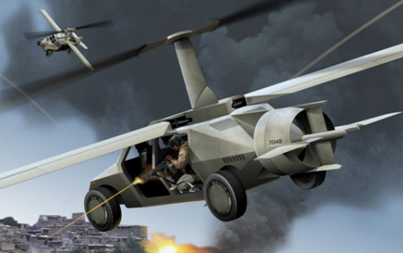 transformer - Quân đội Mỹ sẽ có xe địa hình bay