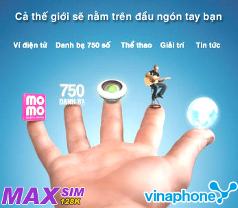 maxsim - Sim dung lượng 'khủng' của VinaPhone
