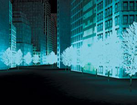 Cây chiếu sáng đường phố trong tương lai