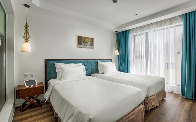 phong nghi hien dai trang nha cua khach san Adaline Hotel Suite Khach san gan bien Da Nang - Top 10 khách sạn gần biển Đà Nẵng chất lượng, giá tốt